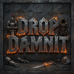 DropDamnit BOE drop system featuring REAL drop rates AND where it drops and a awesome betting game of who got the most money. logo