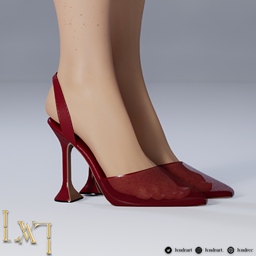 Sheer Net Stiletto Heels project image