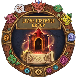 Leave Instance Group logo