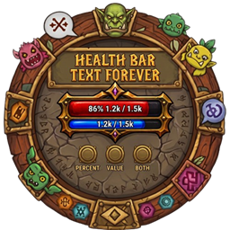 Health Bar Text Forever project image