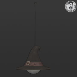 🧙‍♀️ Lunaris Hallows – Witch Hat Ceiling Light (Short) logo