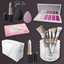 Pink makeup set logo