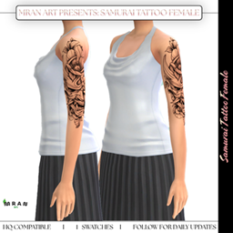 Samurai Tattoo Female logo