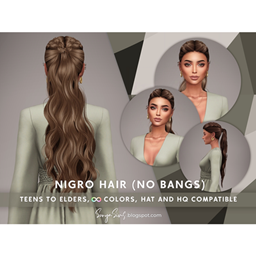 SONYASIMS - Nigro Hair (No bangs) logo