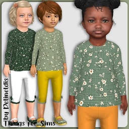 Toddler Sage Green Blouse project image