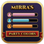 Mirra's Simple Party Colors logo