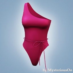 One shoulder one piece swimsuit project image