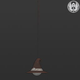 🧙‍♀️ Lunaris Hallows – Witch Hat Ceiling Light (Medium) project image