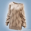 Cable knit sweater dress logo
