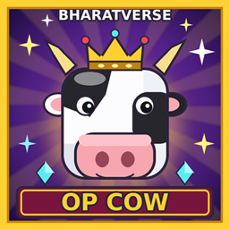 Milking Cow Gives Op Items. logo