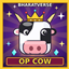 Milking Cow Gives Op Items. logo