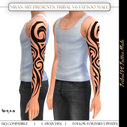 Tribal V6 Tattoo Male logo