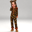 Layla - Toddler Ruffle-Knit Floral Romper (autumn reverie set) logo
