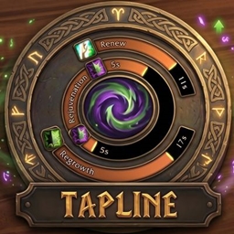 Tapline - Heal over Time (HoT) Tracker for Warlock Life Tap logo