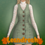 Bramblewood Corduroy Dress + Overlay logo