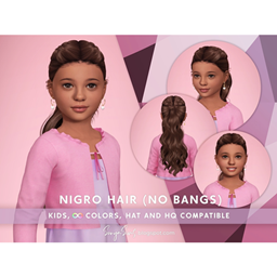 SONYASIMS - Nigro Hair Kids (No bangs) project image