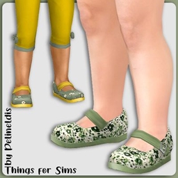 Toddler Sage Green Flat Shoes project image