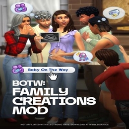 sixam Baby on the Way - Family Reactions / translation spanish by Monisims project image