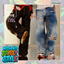 Child's Relaxed Ripped Fit Wide Leg Jeans logo