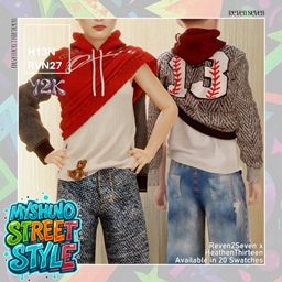 Boy's Halfway Worn Style Hoodie Drawstring Tank Top project image