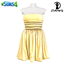 Solara Strapless Cut-Out Linen Dress S353 logo