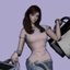 [CalebVito]Female shopping bag pose logo