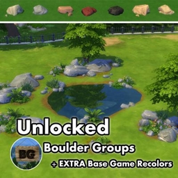 Base Game - Unlocked Boulder Groups ~ Rocks ~ Rock ~ Boulders project image