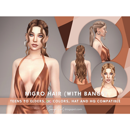SONYASIMS - Nigro Hair (With bangs) logo