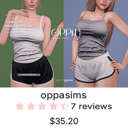 OPPASIMS - Style Pack N18 tank and shorts project image