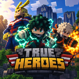 MHA True Heroes logo