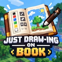 Just draw-ing on book logo