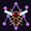 FlyWire Bedrock - Fly brain inside minecraft bedrock logo