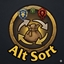 Alt Sort logo