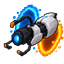 Justify Portal Gun logo