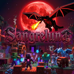 Sangreluna - modpack de magia, aventura, enemigos y dimensiones logo