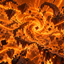 Changed by the Chaos (Orange, Flux) logo