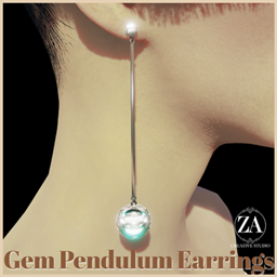 Gem Pendulum Earrings logo