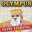 Olympus: Now Hiring logo