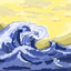 Realistic Waves logo
