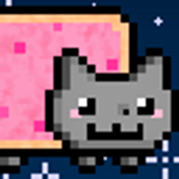 Icy Bunny's Nyan Cats logo