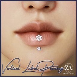 Vertical Labret Piercing logo