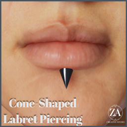 Cone Labret Piercing logo