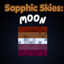 Sapphic Skies - Moon logo