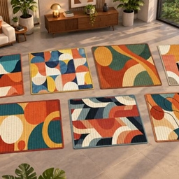 DobaStudio — Retro Geometry Rugs project image