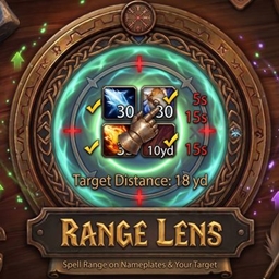Range Lens - Spell Range on Nameplates & Your Target project image