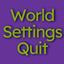 World Settings Quick Exit logo