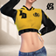 IDxA VarsityJacket Croptop logo