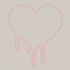 Lila Heart Neon logo