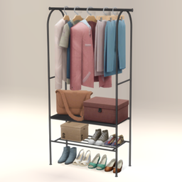 Grafjallet clothes rack Simkea logo