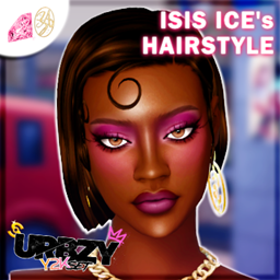 Urbzy Y2K Isis Ice's HAIRSTYLE logo